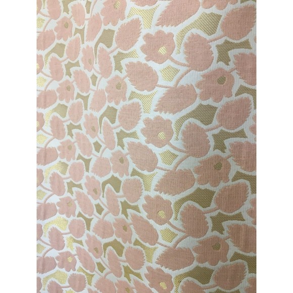 Merona Women Skirt Pencil Straight Sz 8 Peach Gold Metallic Brocade Evening SK5 - Picture 4 of 8